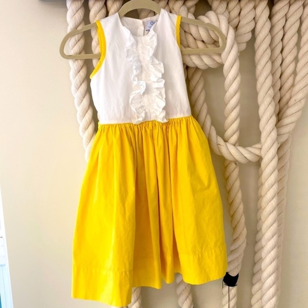 Carolina Zapf Yellow Sun Dress Size 8 ☀️